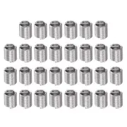 30pcs 1/4-20 UNC 2D 12.7mm Stainless Steel Helical Wire Threaded Inserts
