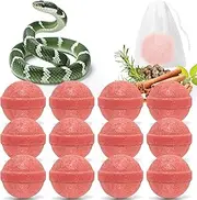 YJOO 12 Pack Snake Repellent for Yard Powerful, Natural Snakes Balls for Repelling Snakes Rats and Other Pests, for Outdoor Indoor Lawn Garden Camping Fishing