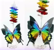 Chakra butterfly crystal suncatcher Ulysses rainbow prism suncatchers gift