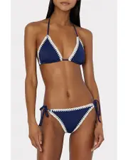 Milly Crocheted Trim Tie Side Bottom