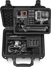 Lekufee Waterproof Hard Case Compatible with Insta360 Ace Pro 2/Insta360 Ace Pro/Insta360 Ace/Action Camera/Vlogging Camera/Live Streaming and Accessories(Case Only)