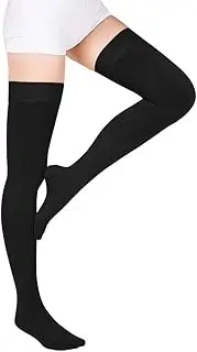 Thigh High Compression Stockings Collection（Open Toe, Closed Toe,Footless）Women Men-Firm Support 20-30 mmHg Graduated Compression Socks - Moderate Medical Support Hose for Swelling Varicose Veins