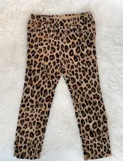 NWT BABY GAP GIRLS 4 CORDUROY LEOPARD PRINT PANTS BRYANT PARK 4T 4 YEARS ANIMAL