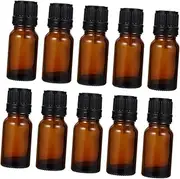 DONFAMDS 24pcs Essential Oil Bottles Portable Glass Containers for Perfume Aromatherapy Makeup Storage for Travel Everyday Use Airtight Refillable Design