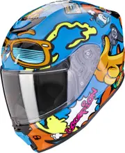 Scorpion Exo-JNR Air Fun Kids Helmet, blue-orange, Size S Blue Orange