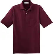 [Jerzees] Men's Five Point Left Chest Pocket Polo Shirt