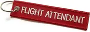 Flight Attendant / Do Not Remove from Aircraft Luggage Tag | Red / White | Aviamart®