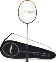 Li-Ning G-Force Superlite 3600 Carbon-Fiber Strung Badminton Racquet with Free F