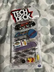 Tech Deck Krooked 4 Pack Skateboards Spin Master Fingerboards