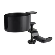 360-degree Rotating Metal Earphone Holder Desk Cup Storage Rack Headphone Stand