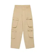 Diesel Kids Oval-D Logo Embroidered Cargo Pants 8Y,6Y,16Y,4Y,14Y,12Y light brown