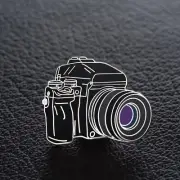 Contax 645 Medium Format Camera Enamel Pin