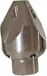 Nozzle Washer, Pipe Nozzles, High Pressure Quick Connection Spray Head, Durability, Stainless Steel Cleaning Nozzle, Front 3 Rear 5, 6.1cmx3.9cm