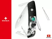 Swiza Swiss Army Knife 95mm D04 Moonwalk 440 Stainless 11 Function Tools