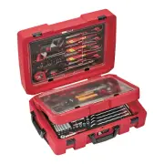 Teng Tools 118 Piece Screwdriver, Plier, Hammer, Sockets, Wrench Tool Kit - SCE1