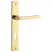 Baltimore Return Lever Rect Backplate (Entrance)