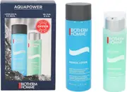 Set Biotherm: Aquapower moisturizing gel for the face 75 ml + Aquapower soothing and toning lotion for the face 200 ml