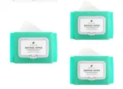 3x Packs ECLAT Bath Wipes, 100% Bamboo Fresh Wipes - Cleansing Refreshing 28’s