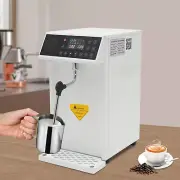1300W Steam Milk Frother Commercial Steam Milk Foam Machine 8L Milk Frother