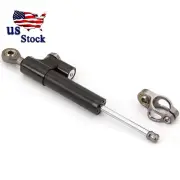 For Honda Yamaha Steering Damper Stabilizer Linear Reversed Control CNC Black