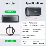 Camera Battery Charger Mobile Power Case Box Accessories For Insta360 Ace Pro 2