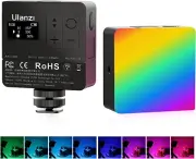 VL49 Pro RGB Video Light on Camera, Magnetic LED Lights with Cover Cold Shoe 250