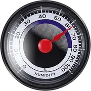 JSEIAJB Portable Accurate Analog Hygrometer Humidity Meter Mini Power-Free for Indoor Outdoor Household