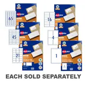 Avery Label for Inkjet Printer 50pcs
