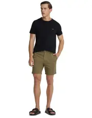 [Oxford] Ben Cotton Crew Neck T-Shirt in Black