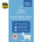 Goat Milk Soap 4 OZ Bar 1 Pack - Coconut Oil Based, Probiotics, Self Care Gifts