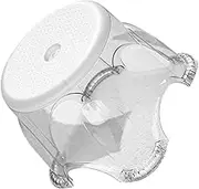 ETHZZLE Toilet Shower Bench Non Slip Foot Stool for Adults Multi Functional Bathroom Step Stool Lightweight and Portable Design for and Use