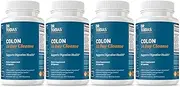 Dr. Tobias Colon 14 Day Cleanse (4 Pack), Supports Healthy Bowel Movements, Colon Cleanse Detox, Includes 4 Bottles Each with 28 Capsules (1-2 Daily).