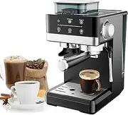 Espresso Machine, 20 Bar Professional Espresso Machine with Milk Frother Steam Wand, Cappuccino, Latte Espresso Machine, Home Espresso Machine, 50 Oz Removable Water Tank