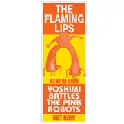 The Flaming Lips - Yoshimi Battles the Pink Robots Vintage Daybill Poster Unframed
