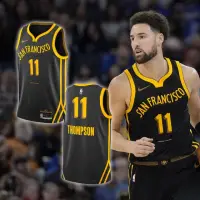 在飛比找momo購物網優惠-【NIKE 耐吉】球衣 KT 金洲 勇士 城市版 Klay 