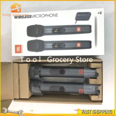 2pcs JBL WIRELESS MIC Set Wireless Dynamic Microphones with Receiver NEW