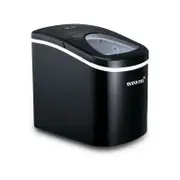 Maxkon Portable Ice Maker Machine Black Coated 2.4 L