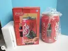 2001 ceramic Coca-Cola Coke Can Cookie Jar By Gibson