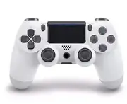 Wireless Bluetooth Controller Grip Somatic Vibration Trigger Feedback Holiday Gifts Game for Sony Family Gatherings for ps4 White