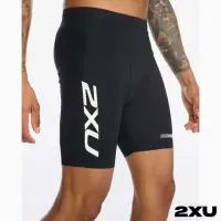 在飛比找momo購物網優惠-【2XU】男 Aero 9吋三鐵褲(黑/白)