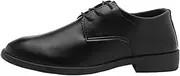 [QEEFXLQI] Leather Shoes for Men Men's Leather Shoes Men's Shoes Business Formal Casual Shoes British Style Leather Shoes Men's(Black,40)