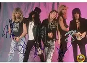 Guns N' Roses Appetite for Destruction Signed Autographed Photo Poster Memorabilia A4 210x297mm