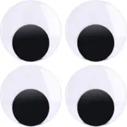 4 Inch Large Wiggle Googly Eyes for DIY Crafts 4 Inch， 4 PCS