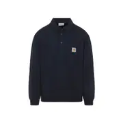 [Carhartt Wip] Carhartt Wip-Blue Cotton Polo-Uomo S STAND