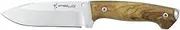 Hiking Knife Workout EL29107, 4.7 inch. (12cm) MOVA Blade Satin Finish, with Brown Leather Sheath, Camping Tool for Fishing, Hiking, Sport Activity