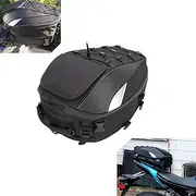 Motorcycle Tail Bags Waterproof - Motorcycle Rear Seat Bag - Motorcycle Bags for Back Seat - Dual Use Sport Motorcycle Backpack Helmet Bag