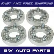4PCs 1.25" WHEEL SPACER ADAPTERS 5X4.5 or 5X4.75 TO 5X112 CB 74 STUD 12X1.5