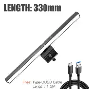 EYE-CARE DESK LAMP 33CM LED COMPUTER PC MONITOR SCREEN LIGHT BAR READING USB