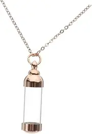 BCOATH Pet Urn Necklace Keepsake Ashes Pendant for Pets Memorial Jewelry Lightweight and Durable Heartfelt Present for Remembrance Suitable Occasion