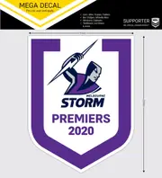 Melbourne Storm NRL 2020 Premiers Premiership Mega Decal Sticker